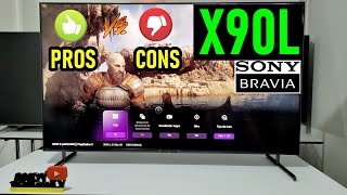 SONY X90L XR Triluminos Pro FALD PROS Y CONTRAS  Smart TV 4K  120Hz VRR HDMI 21 [upl. by Raynah508]