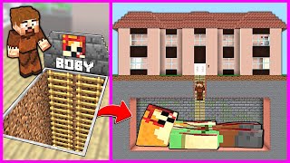 FAKİRİN EVİNİN ALTINDA ESRARENGİZ BOBBY MEZARI BULDUK 😲  Minecraft [upl. by Hayyifas]