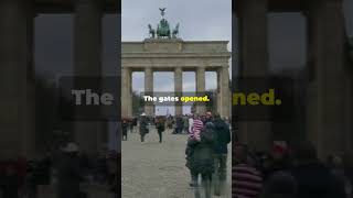 The Fall of the Berlin Wall 1989  The Berlin Wall Fall  Old footage of the historic event [upl. by Nus]