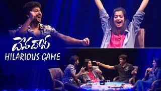 Devadas Movie Team Hilarious Game  Devadas Game Day  Nagarjuna  Nani  Rashmika  Aakanksha [upl. by Ayhtnic]