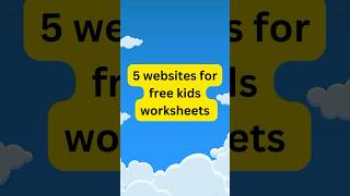 Free printable worksheets for kindergarten shorts [upl. by Eceirahs791]