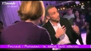 Tariq Ramadan clash Caroline Fourest Débat face à face [upl. by Ilyak]