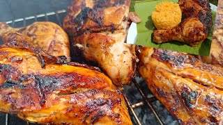 POULET GRILLÉ AVEC RIZ JAUNE [upl. by Ardnos]