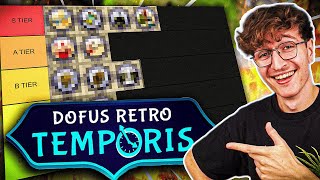 Les meilleures classes pour Dofus Retro Temporis 2  TIER LIST DE ZINZIN [upl. by Yzzik]