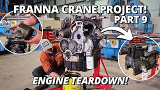 Teardown amp Inspecting The Engine  Franna Crane Project  Part 9 [upl. by Soule581]