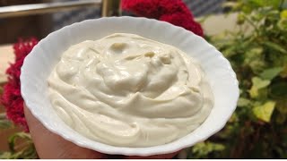 Simple And Easy Mayonnaise Ki Recipe Cooking with fozii [upl. by Cerellia]