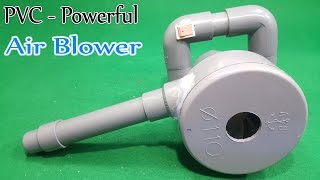 How to Make Powerful 12volt Air Blower Using 775 Motor and PVC Pipe [upl. by Nod]