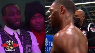 WHOA TERENCE CRAWFORD INVADES ERROL SPENCE PARTY BY SURPRISINGLY ATTENDING THE FIGHT [upl. by Danica]