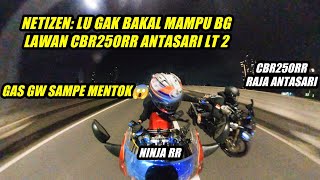 DIREMEHKAN NETIZEN LAWAN CBR250RR PENGHUNI ANTASARI😱NINJA RR KU KENCENG BOSKU‼️ [upl. by Draude]