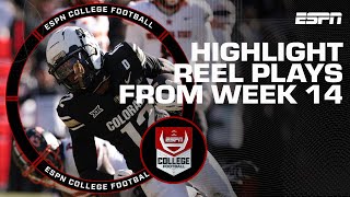 Best plays from RIVALRY WEEK 🔥🏈 📍 wellsfargo  The College Football Show [upl. by Merrile]