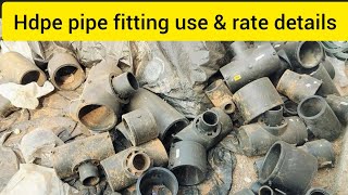 hdpe pipes rate details construction [upl. by Ahtabat]