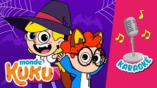 Tête Épaules Genoux et Pieds 🎃 Cest Halloween 🎃  Karaoké avec Paroles 🎤  Monde Kuku [upl. by Maillij408]