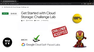 Get Started with Cloud Storage Challenge Lab  ARC111  Solution [upl. by Hobbs]