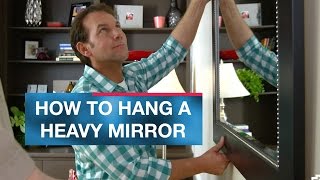 How to Hang a Heavy Mirror or Picture [upl. by Adal]