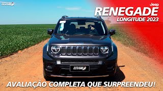 JEEP RENEGADE LONGITUDE 2023  Teste Drive Completo Com 0 a 100 [upl. by Adnwahsar]