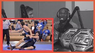 Kamaru Usman Talks Losing to Female Wrestler In Highschool [upl. by Libbna]