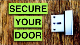 PEACE OF MIND in 20 minutes How to install a Defender High Security Door Reinforcement Lock [upl. by Eiramit]