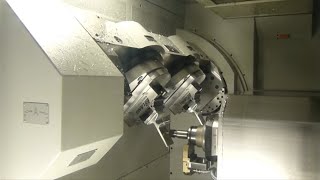 BA 422  Twospindle machining [upl. by Anitsyrk]