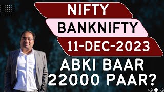 Nifty Prediction and Bank Nifty Analysis for Monday  11 December 2023  Bank Nifty Tomorrow [upl. by Matheson]