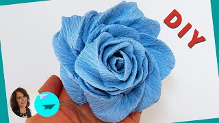 Como Fazer Rosas de Crepom  DIY [upl. by Keon]