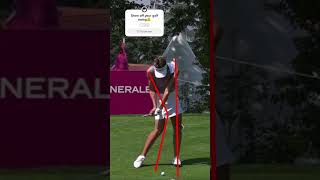 Reverse K Golf Swing Slow Motion Iron Women [upl. by Tatianna413]