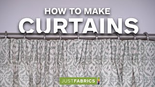 How To Make High Quality Handmade Lined Curtains [upl. by Ahsekel561]