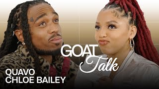 Quavo amp Chloe Bailey Share GOAT Dating Advice Disney Song and Atlanta Slang  GOAT Talk [upl. by Aicirtal]