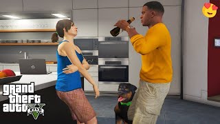 GTA 5  How to Get a Girlfriend Franklin and Liz 1 [upl. by Llieno691]