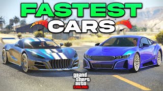 Top 10 FASTEST CARS in GTA 5 Online Updated [upl. by Nya]