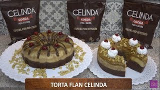 Como Preparar Torta Flan Celinda [upl. by Natsyrk701]