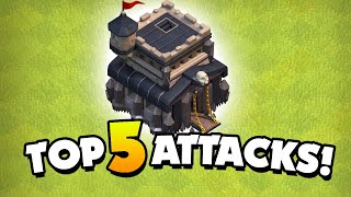 Top 5 Best TH9 Attack Strategies Clash of Clans [upl. by Goles]