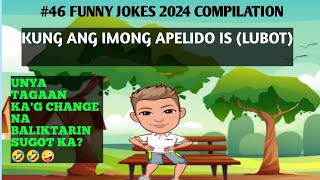 46 TAGALOG COMEDY JOKES 2024 COMPILATION ANIMATION  rogin funny animation [upl. by Sitoel]