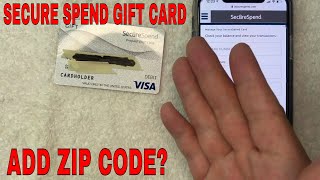 ✅ How To Add Zip Code To Secure Spend Prepaid Visa Gift Card 🔴 [upl. by Adnaluoy79]