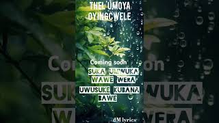 Thelumoya by Benjamin Dube official lyrics coming soon gospelmusic dM lyrics [upl. by Uol]