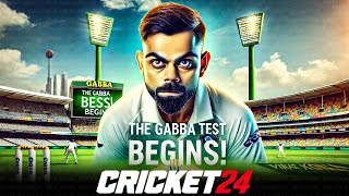 4K GABBA Test  Playing BGT 2024 as Virat Kohli  Cricket 24 3 [upl. by Mafala]