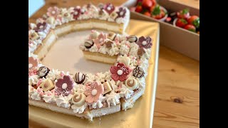 TrendKuchen und OstseePerle der Woche Letter Cake [upl. by Inaleon194]