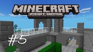 Minecraft PE Survival Lab 5 quot2nd Floor Constructionquot [upl. by Atipul]