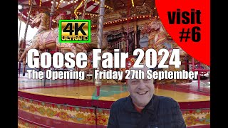 Nottingham Goose Fair 2024 – The official opening visit 6 dustslimswing [upl. by Maje]