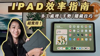 零廢話 iPad 指南｜手勢、多工處理、觸控筆技巧 [upl. by Neirad335]