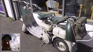 1950s Lambretta Model D 150cc Ballyhackamore Belfast [upl. by Elakram]