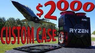 AMD Ryzen Custom Case Build in the MOST EXPENSIVE computer case [upl. by Ennayr971]