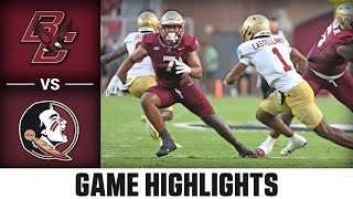 Boston College vs Florida State Game Highlights  2024 ACC Football [upl. by Aicel]