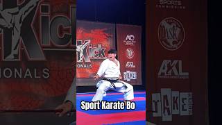 Excellent Martial Arts Bo Skills  Black Belt Sport Karate Bo martialarts karate bo [upl. by Pammie]