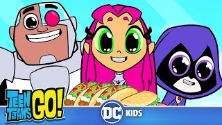 Teen Titans Go em Português  Cozinhando com os Titãs  DC Kids [upl. by Brandise]