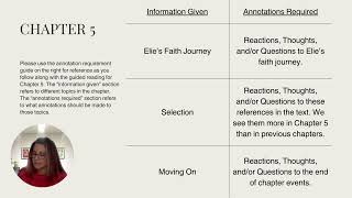 Night by Elie Wiesel Chapter 5 Guided Reading [upl. by Aibonez]