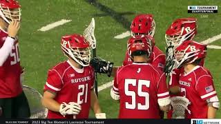 Maryland vs Rutgers Lacrosse Highlights  B10 Semis 2023 College Lacrosse [upl. by Mak266]