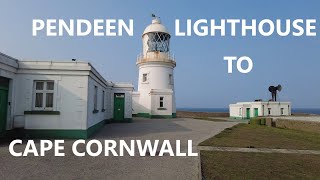 Pendeen Lighthouse to Cape Cornwall  Walking on the South West Coast Path [upl. by Festa]