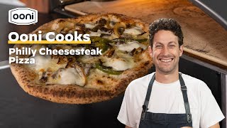 Philly Cheesesteak Pizza  Ooni Cooks  Ooni Pizza Ovens [upl. by Leavitt78]