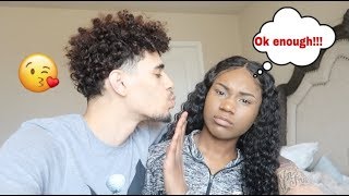 I CANT STOP KISSING YOU PRANK ON GIRLFRIEND [upl. by Irrehc]