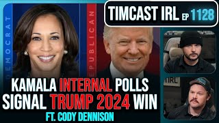 Trump 2024 WIN Predicted By Kamalas Internal Polls wCody Dennison  Timcast IRL [upl. by Daryl]